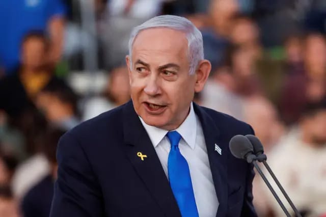 Benjamin Netanyahou, Premier ministre israélien, lors d'une prise de parole publique